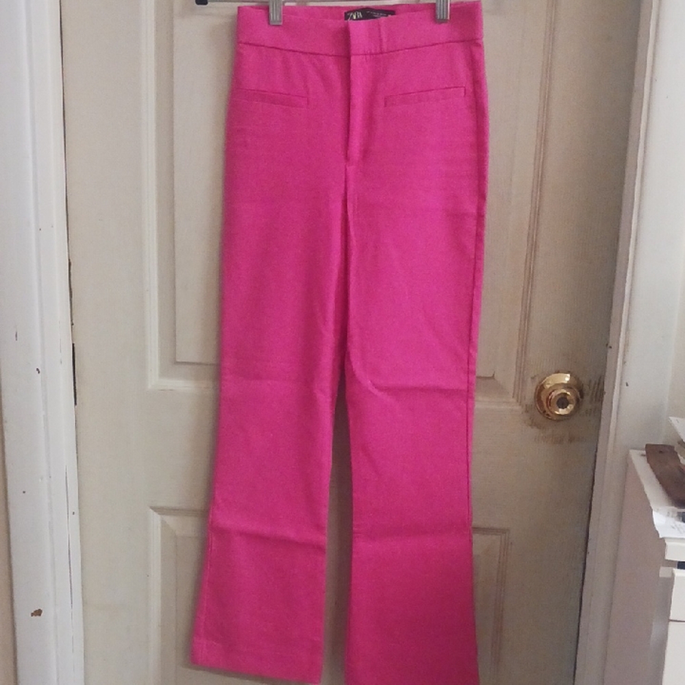 Zara Pink Boot Cut Jumpsuit